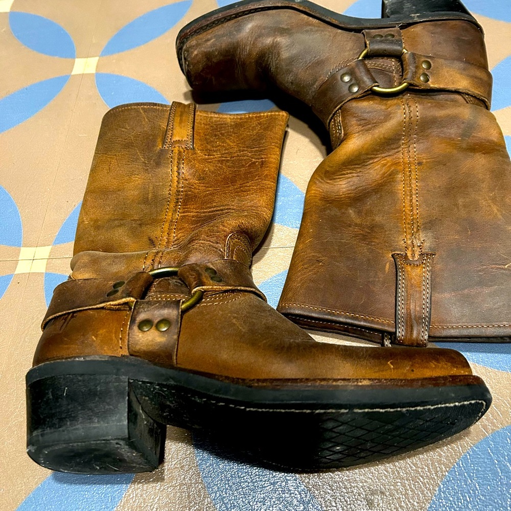 Size 8 Frye Harness Boot